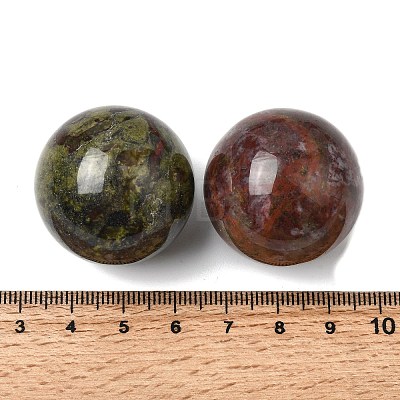 Natural Dragon Blood No Hole Sphere Beads G-I367-05-15-1