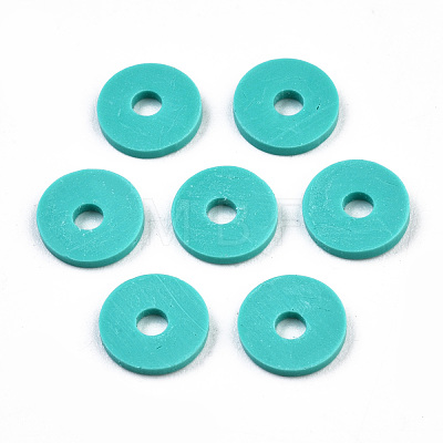 Eco-Friendly Handmade Polymer Clay Beads CLAY-R067-8.0mm-B34-1