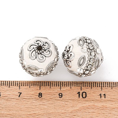 Resin Handmade Indonesia Beads IPDL-S054-010A-AS-1