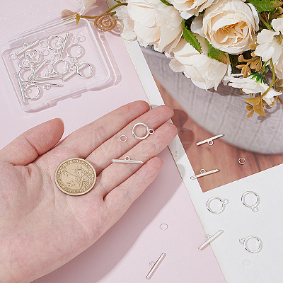 12Pcs Eco-friendly Brass Toggle Clasps KK-ME0002-30-1