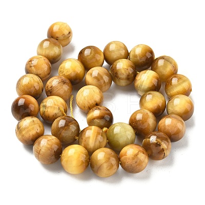 Natural Tiger Eye Beads Strands G-G544-12mm-01-1