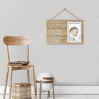 MDF Photo Frame DJEW-WH0036-008-1