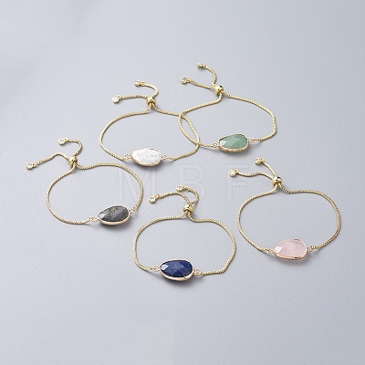 Brass Bolo Slider Bracelets BJEW-JB04688-M-1