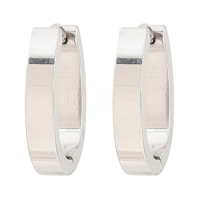 201 Stainless Steel Hoop Earrings EJEW-T056-03P-03-1