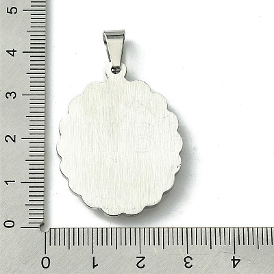 304 Stainless Steel Pendants STAS-H192-05P-01-1