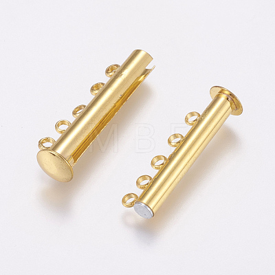 Brass Magnetic Slide Lock Clasps E213-G-1