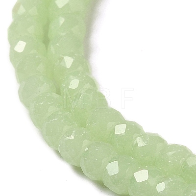 Synthetic Luminous Stone Beads Strands G-C086-01A-08-1