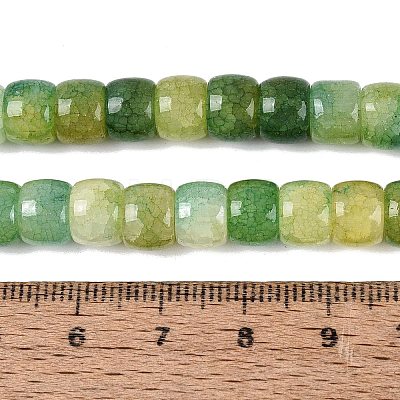 Ombre Effect Dyed Glass Beads Strands GLAA-Q106-05B-A04-1