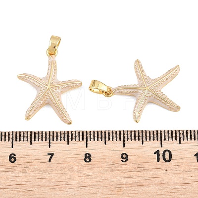Brass Enamel Pendants KK-E800-08A-G-1