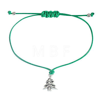 Christmas Adjustable Alloy Charm Bracelets FS-WG3582F-02-1