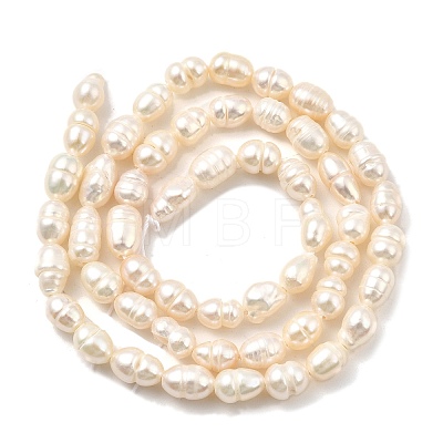 Natural Cultured Freshwater Pearl Beads Strands PEAR-I007-01Q-01A-1