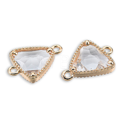 Transparent K9 Glass Connector Charms GLAA-N038-60-F13-1
