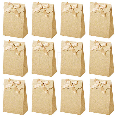 Rectangle Glitter Paper Gift Bags CARB-TAC0002-05D-1