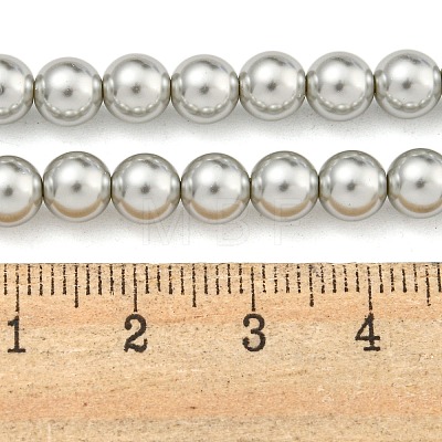 Glass Pearl Beads Strands HY-G002-01C-04-1