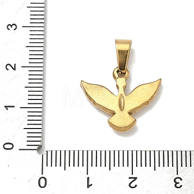 304 Stainless Steel Pendants STAS-F336-01A-G-1
