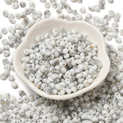 Baking Paint Glass Seed Beads SEED-F006-01A-09-1