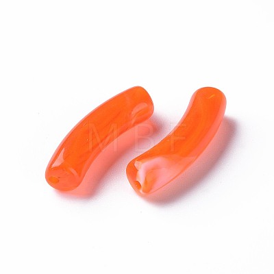 Two Tone Acrylic Beads MACR-ZX023-22-06-1-1