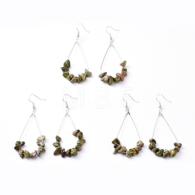 Dangle Earrings EJEW-E255-B11-1