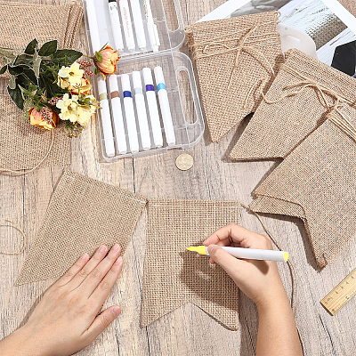 Jute Hanging Banners DIY-WH0890-28-1
