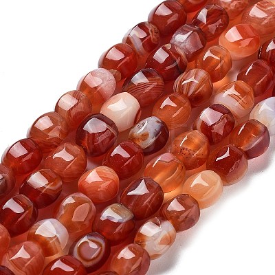 Natural Agate Beads Strands G-G172-02-1