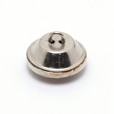 Glass Rhinestone Button BUTT-WH0015-21B-02-1