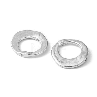 Alloy Irregular Ring Bead Frames X-K081Z022-1