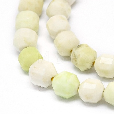 Natural Lemon Turquoise Beads Strands G-O201C-06-1