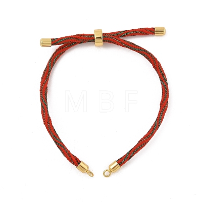 Nylon Cord Silder Bracelets MAK-C003-01G-28-1