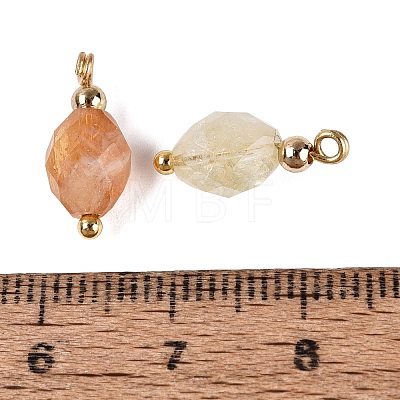 Heated Natural Yellow Quartz Pendants GG-N004-02G-02-1