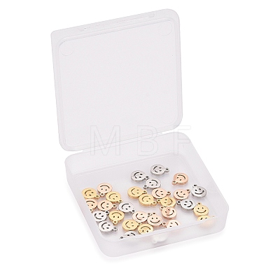 30Pcs 3 Colors 304 Stainless Steel Charms STAS--LS0001-26-1