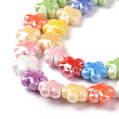 Handmade Porcelain Beads Strands X-PORC-K003-01-1
