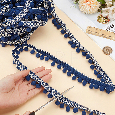 20Yards Nylon Pom Pom Ball Ribbons OCOR-MA0001-94C-1