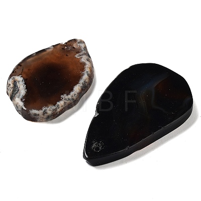Dyed Mixed Shape Natural Agate Gemstone Big Pendants G-R300-11-1