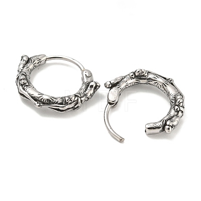 316 Surgical Stainless Steel Hoop Earrings EJEW-D096-12AS-21-1