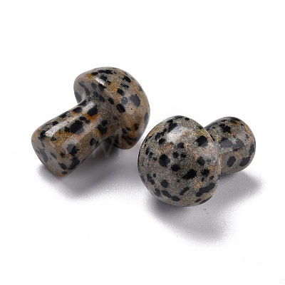 Natural Dalmatian Jasper Mushroom Gua Sha Stone G-L570-A13-1