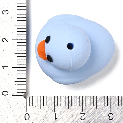 Duck Food Grade Silicone Focal Beads SIL-Q030-05D-1