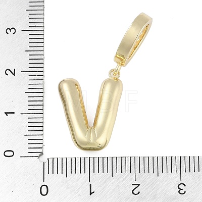 Brass Micro Pave Clear Cubic Zirconia Pendants KK-M289-01V-G-1