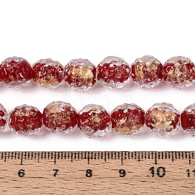 Handmade Lampwork Beads FOIL-T007-03F-1
