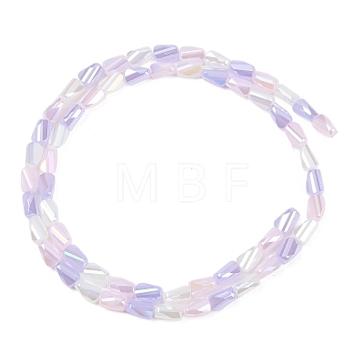 Electroplate Glass Beads EGLA-D300-01A-08-1