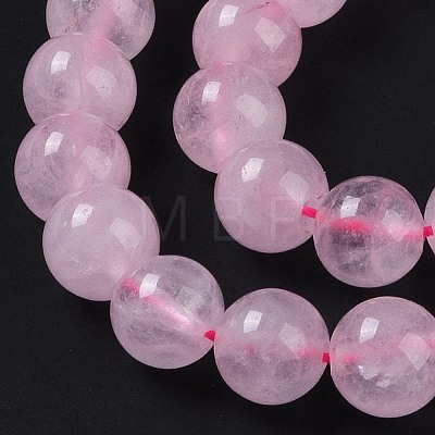 Natural Rose Quartz Beads Strands X-G-E252-01-6mm-1