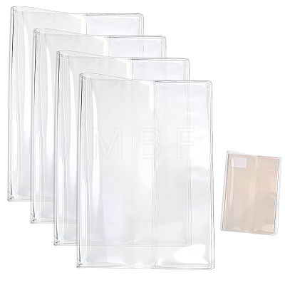 Transparent PVC Book Cover AJEW-WH0596-723B-1