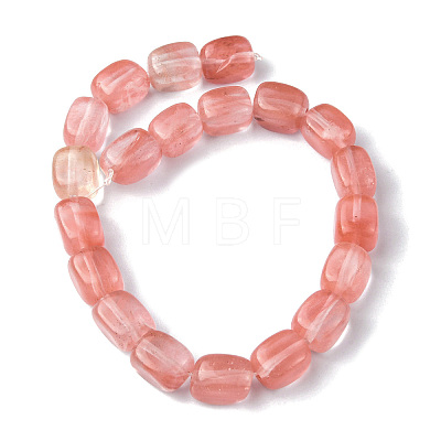 Cherry Quartz Glass Beads Strands G-F743-02D-1