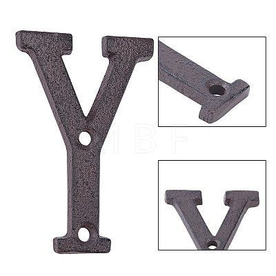 Iron Home Address Number AJEW-WH0126-25Y-1