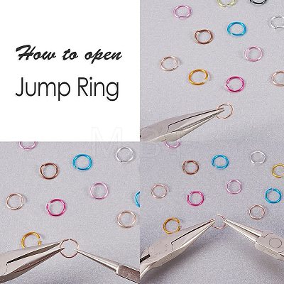 Aluminum Wire Open Jump Rings ALUM-PH0003-03-8mm-1