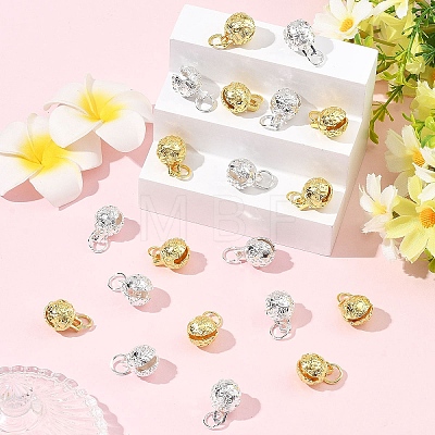 10Pcs 2 Colors Brass Pendants KK-YW0004-34-1