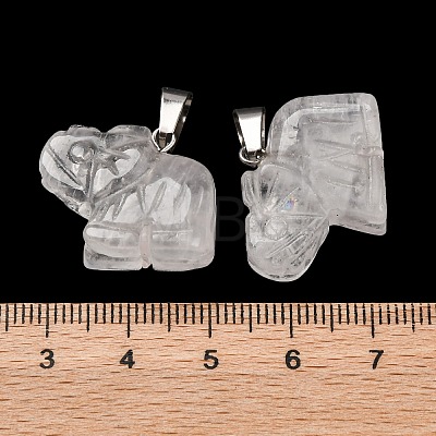 Natural Quartz Crystal Pendants G-B127-05P-14-1