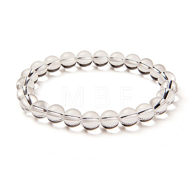 SUNNYCLUE Natural Crystal Round Beads Stretch Bracelets BJEW-PH0001-8mm-07-1