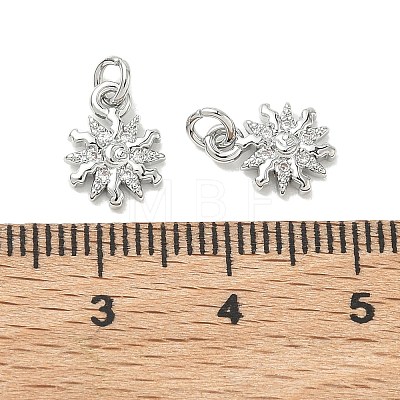 SHEGRACE Brass Micro Pave Cubic Zirconia Pendants XGRQ3D283-459P-1