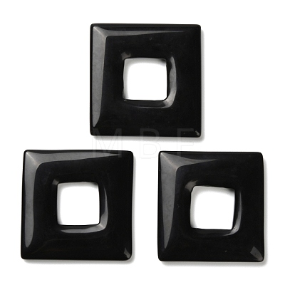 Natural Obsidian Big Pendants G-Z097-03-1