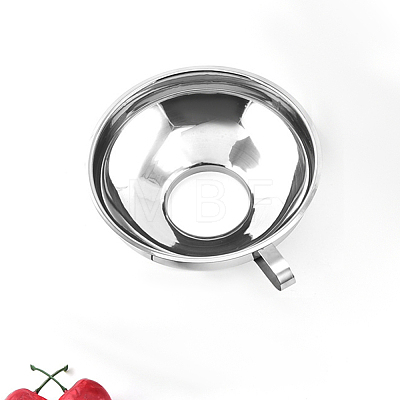 1Pc Stainless Steel Funnel AJEW-BM0001-37A-1